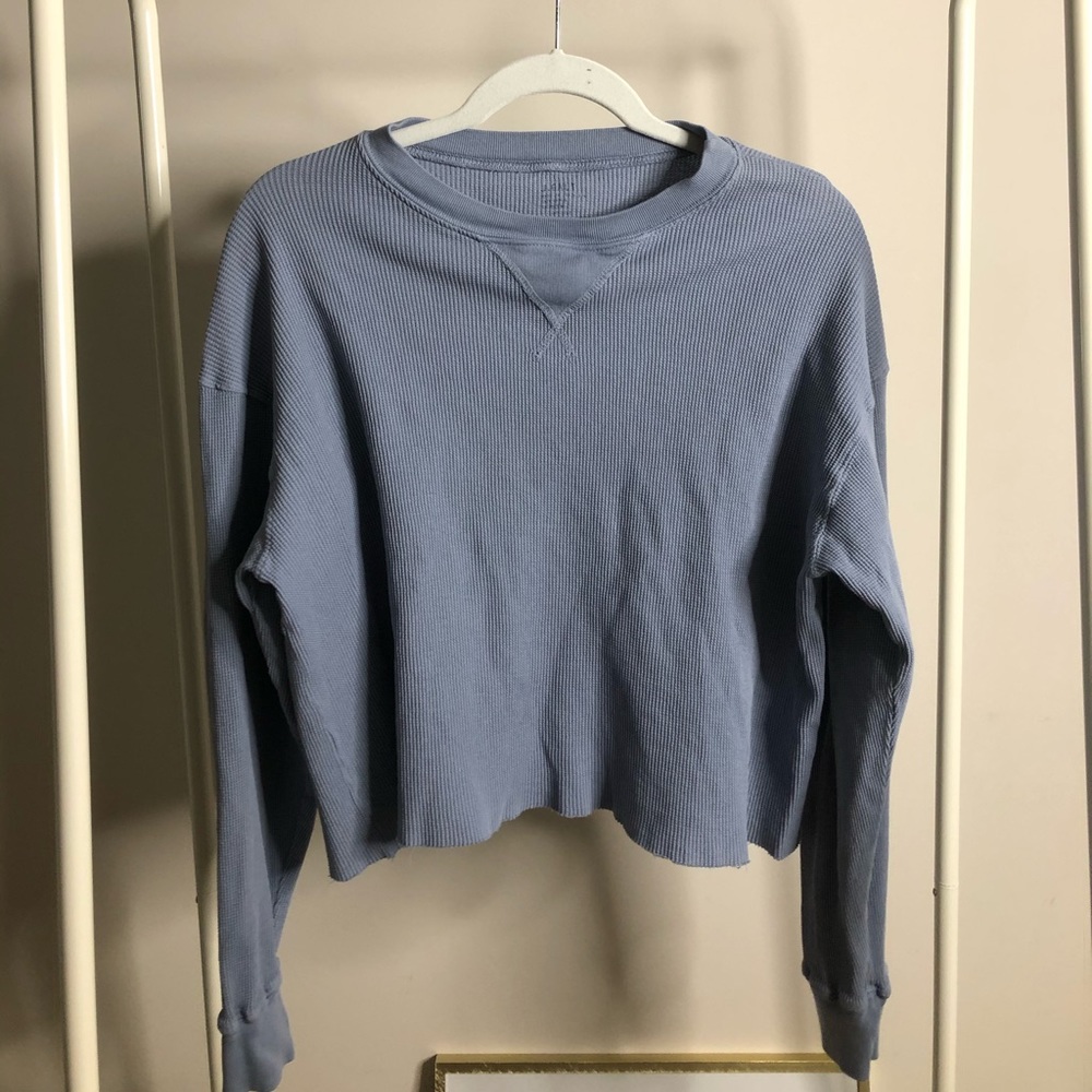 Brandy Melville Blue long sleeve top